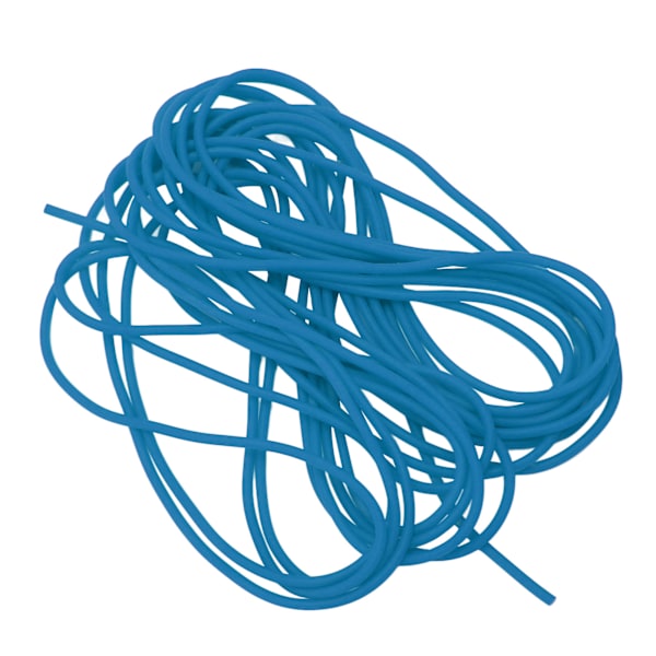 Höghållfast blått elastiskt rep - 2,1 mm solid latexstretchlina (5m) för tennisträning och utomhussporter