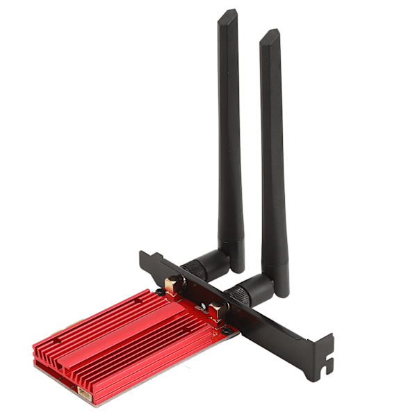 Wifi 6 Adapter 6GHz 5.8GHz 2.4GHz Maximalt 3000Mbps WiFi 6 Snabb Värmeavledning PCIE Trådlös Adapter för Stationär Dator