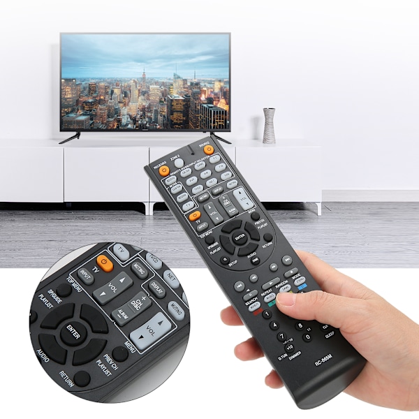 RC-865M Fjernbetjening Erstatning Passer til ONKYO AV Receiver TX NR525 TXNR525