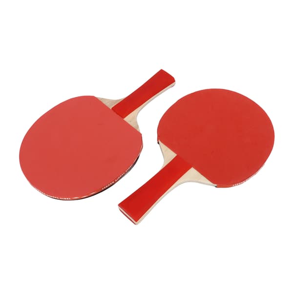 Bærbart bordtennissæt med håndtryksgreb, pingpong-sæt med 2 bat og 3 bolde til daglig underholdning