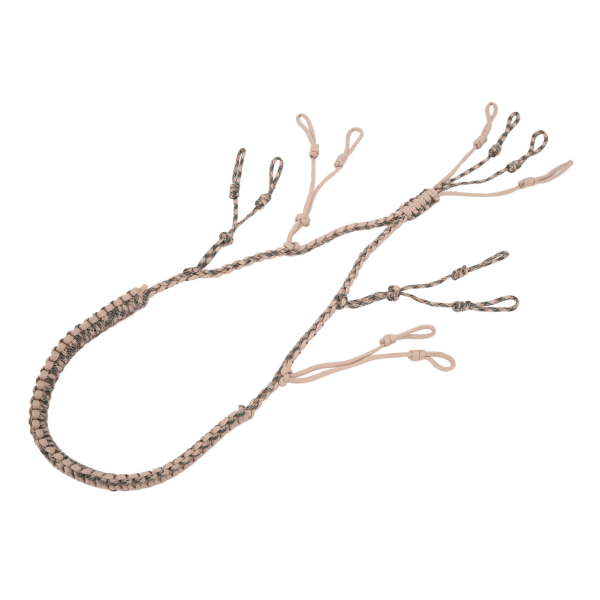 Bärbar Paracord Duck Hunting Lanyard med 12 Calls - Grey Khaki CP Camouflage