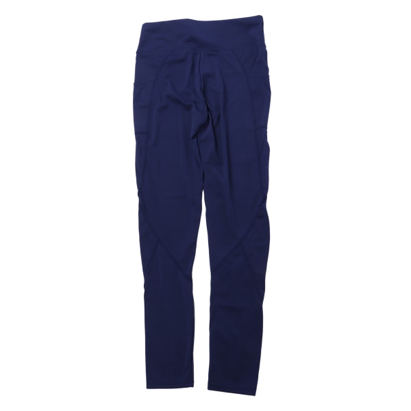 Marineblå høytaljede rumpehevende Leggings for kvinner - størrelse L, perfekt for trening og løping