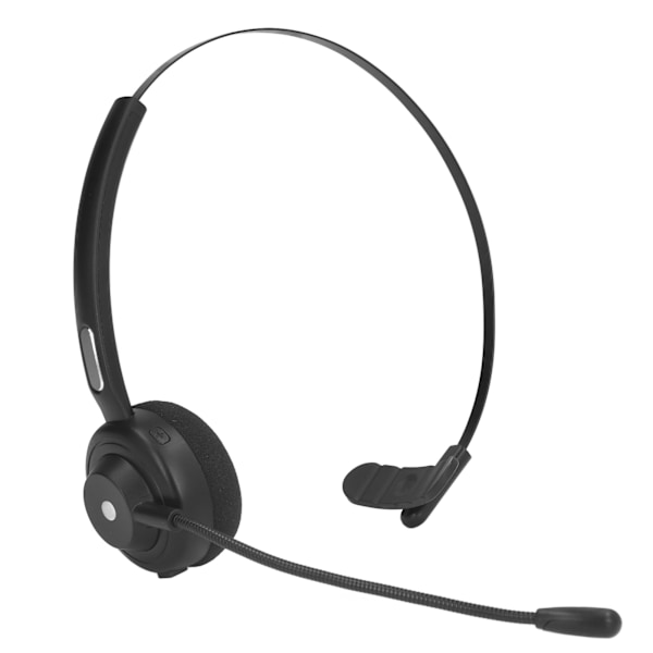 Bluetooth 5.1 Headset Multifunktionelt Enkelt Øre Støjreducerende Mic Trådløst Headset til Call Center Online Klasse