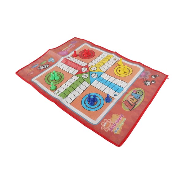 Plastic Flying Chess Game Set Non-woven Fabric Roll Up Chess Board Game Educational Toys