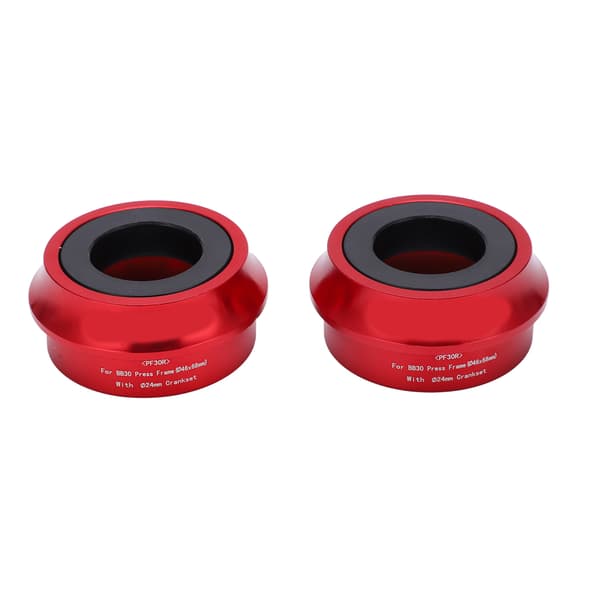 Bike Bottom Bracket Waterproof Dustproof Lightweight Bicycle Components with Washer Red