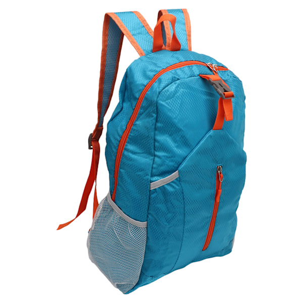 Ryggsäck för Laptop utomhus, Vikbar, Stor Kapacitet, Bärbar Picknickväska för Strand, Camping, Fest, Himmelblå