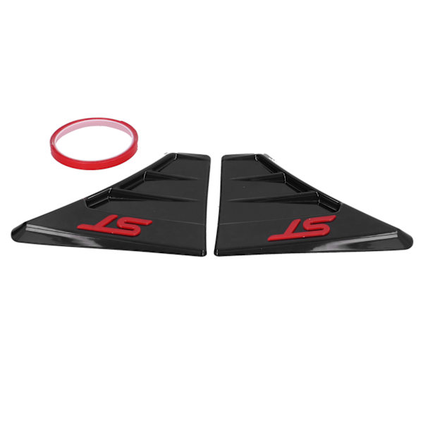 Fender Sidokjolslock Trim för ST RS-stil Modifieringstillbehör till Ford Focus MK2 - Röd