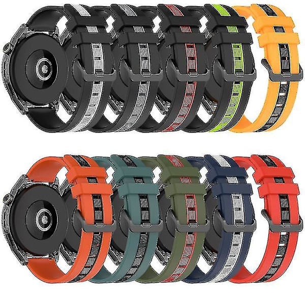 Garmin Approach S40 Pystyvä Kaksivärinen Silikoniranneke Musta-Harmaa