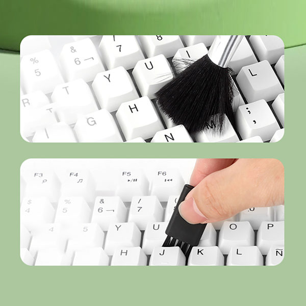 Elektronisk Rengjøringssett Plast Skjerm Ripefri Multifunksjonelt Rengjøringssett for BT Øretelefoner Tastaturer