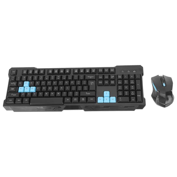 Trådløst tastatur og mus Combo Set 2.4G Multimedia USB-mottaker for stasjonær PC-spill