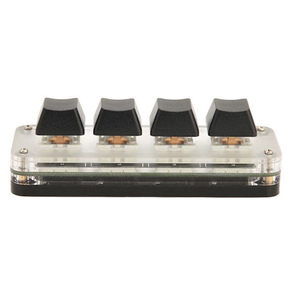 Programmerbart tastatur USB 4 taster Mini Bærbart Mekanisk Tastatur HID DIY Programmerbart Tastatur RGB OSU Gaming Tastatur