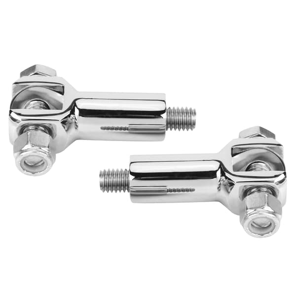 1 Par Passagerars Fotpinnar Stödmontering Clevis Kit för Softail 2000-2006 Silver