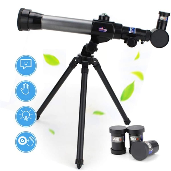 Begynder Stjernekiggeri Eventyr: 60 mm HD Refraktor Teleskop med Stativ