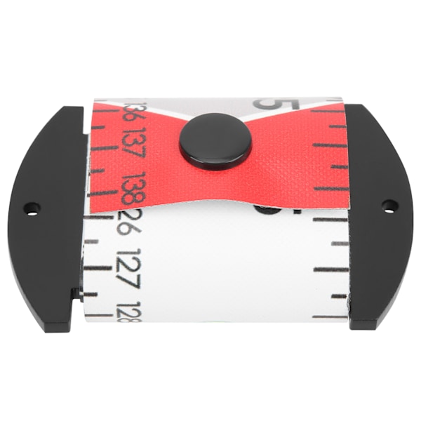 138x5cm Fiskmätningslinjal Fiskmätband Vattentätt Fiskemätningsverktyg Röd