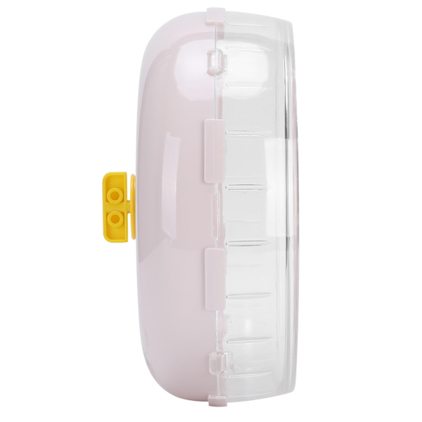 Springhjul Leksak Supertyst Rulle Träning för Små Husdjur Hamster Marsvin Rosa 14CM