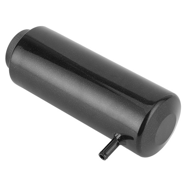 Universal 800 ml/27 oz sort aluminiumslegering Køler Kølervæske Oliefangstbeholder kan spilde tank