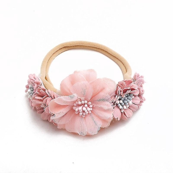 Soft Elastic Nylon Princess Baby Girl Hair Band5