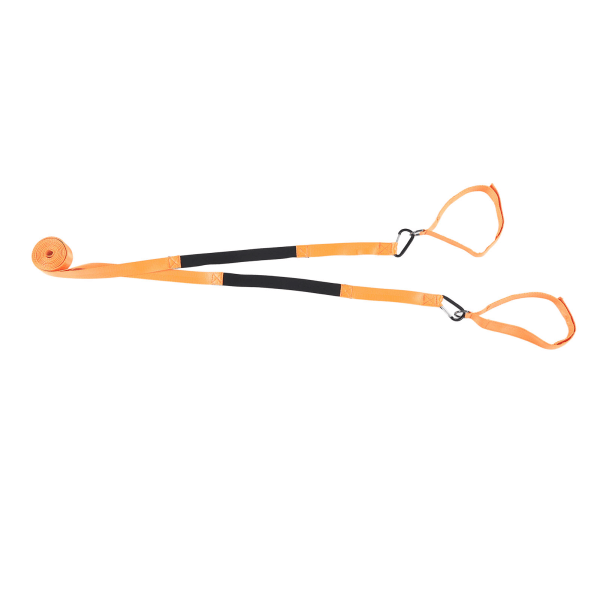 Enkelt att använda skidsäkerhetsbälte för träning - Orange nylon D-krokdesign