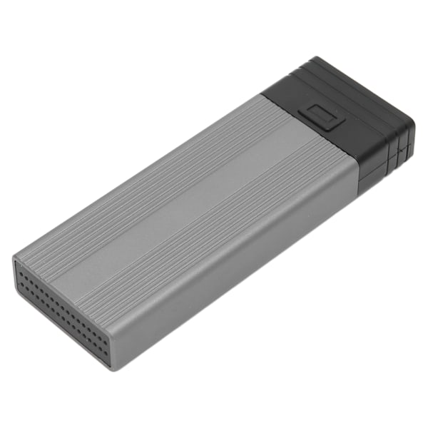 Nvme SSD Kabinet 4 i 1 USB3.0 M.2 NVME NGFF Maksimalt 10Gbps Auto Sleep NGFF SSD Kabinet til Telefon Tablet Desktop Grå