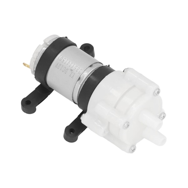 12V DC Selvsugende Membranpumpe for Hjem med 385 Motor - PVC Brakett - 3m Løftehøyde