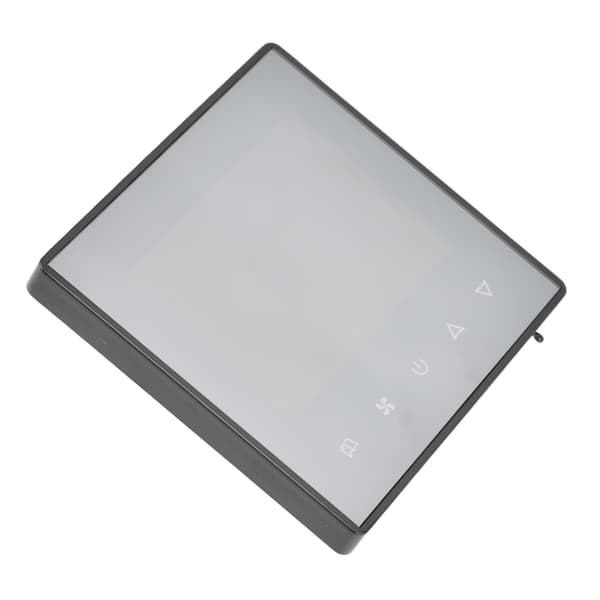 Digital Termostat LCD-Display Touchscreen Smart Luftkonditionering Temperaturregulator för Hem Hotell AC220V Svart