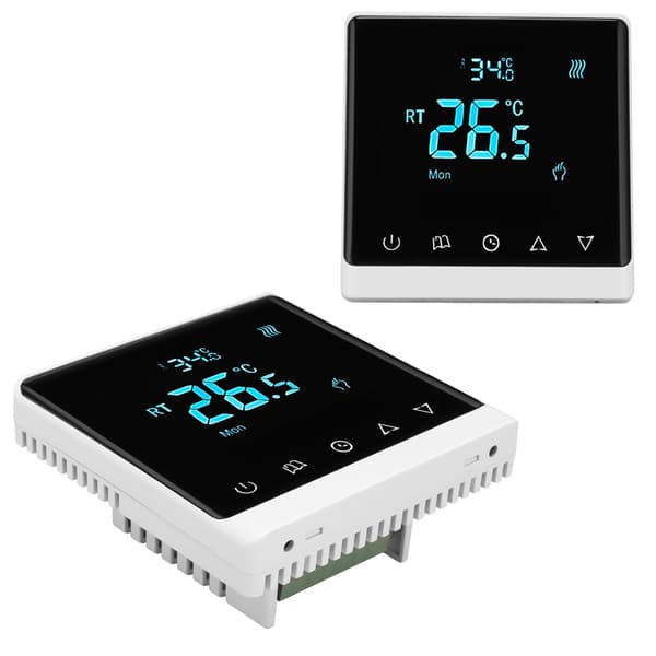 AC220V Touch Screen Termostat med LCD-skærm Temperaturregulator til hjemmet