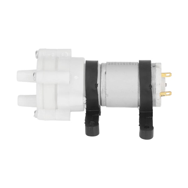 12V DC Selvsugende Membranpumpe for Hjem med 385 Motor - PVC Brakett - 3m Løftehøyde