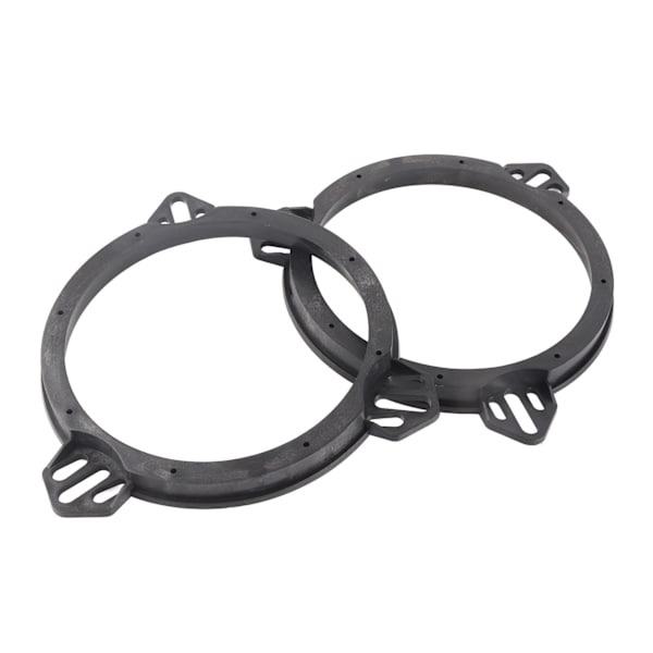 6,5 tommer svart dørhøyttaleradapter Avstandsringer for Subaru Impreza Forester (2 stk)