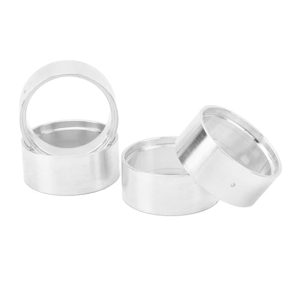 4 stk. Indvendig Beadlock Ring Letvægts RC 1.0in Beadlock Fælg RC Beadlock Hjulring til Axial Scx24 1/24 Sølv