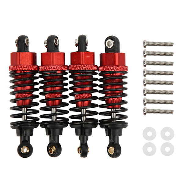 RC Stötdämpare Ersättning för TAMIYA TT-01 TT-02 TA05 TL-01 TA03 MF-01XRed