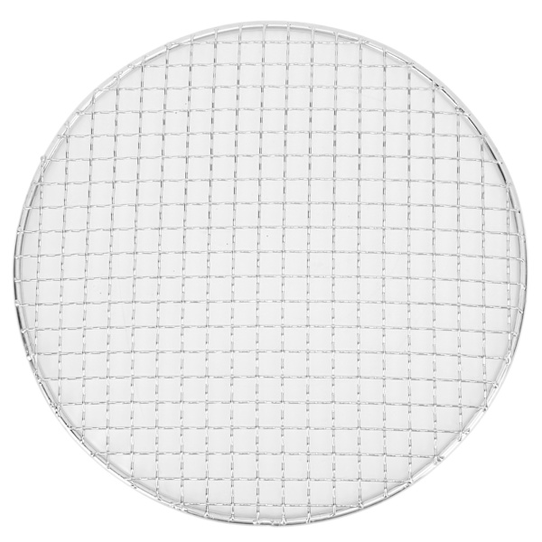 Runde grillrist i rustfrit stål - 25 cm diameter grillnet