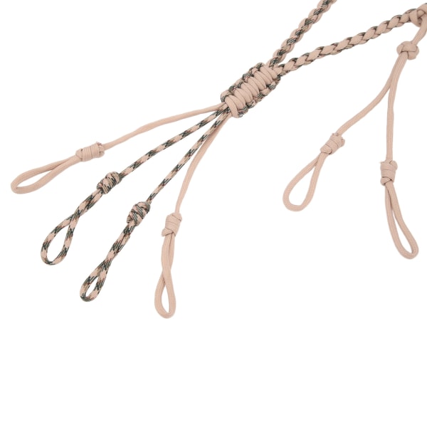 Bärbar Paracord Duck Hunting Lanyard med 12 Calls - Grey Khaki CP Camouflage