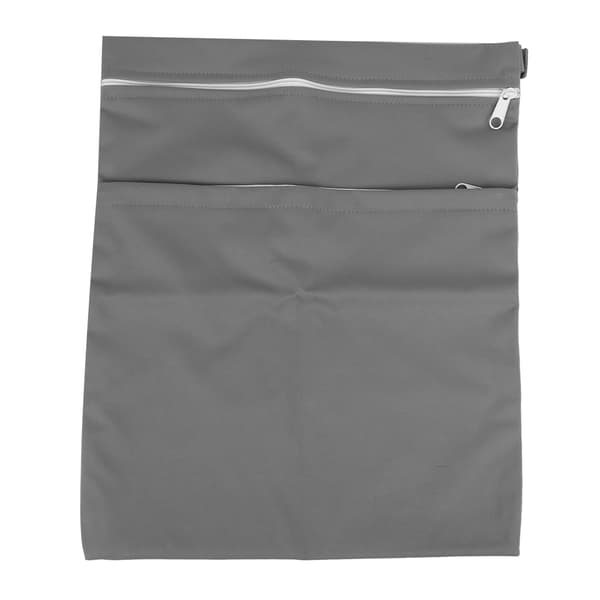 Vanntett Bleiepose Organizer Lommer Oppbevaringspose for Bleier Mummy Storage Grå