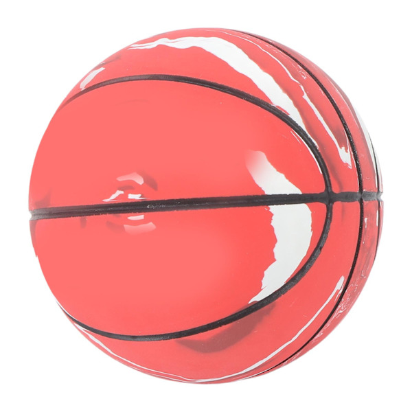 Mini basketleksak i gummi för barn och husdjur - Röd