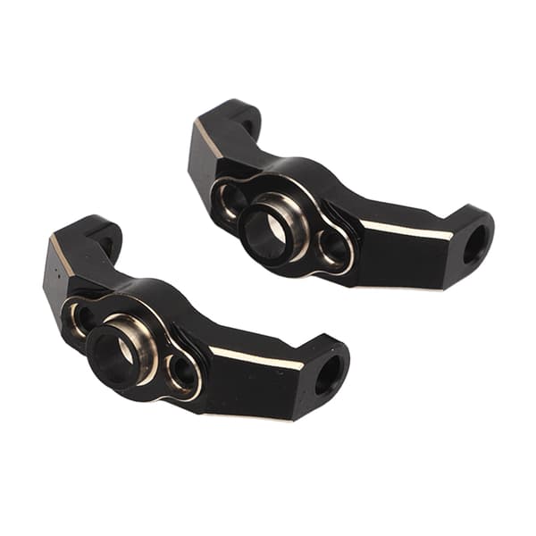 2 stk. Messing C Hub Carrier Professionel RC Messing Caster Montering med Lejer til Traxxas TRX4M 1/18 RC Bil