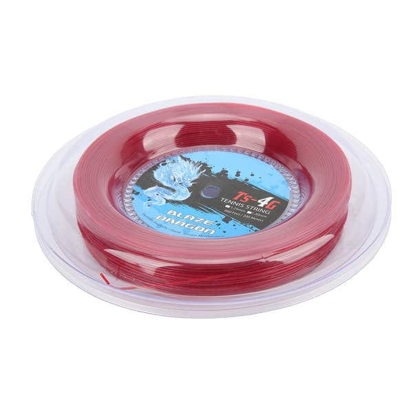 Tennis Racket String 1.3mm 200m Racket String Reel for Daily Training for Amateurs Red