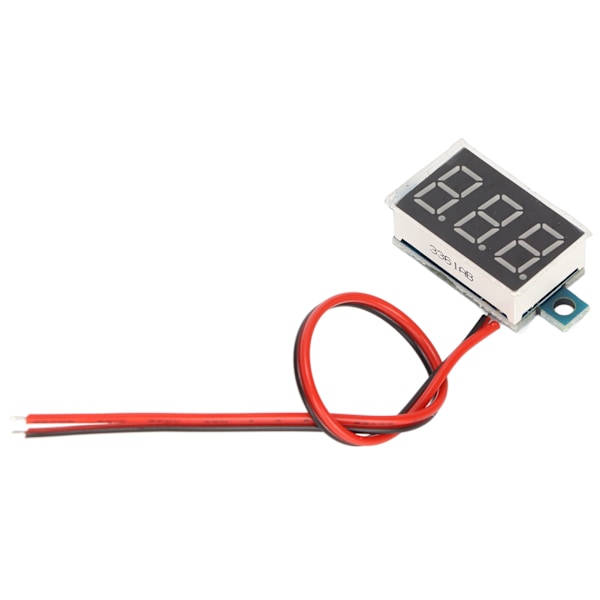 DC 4‑40V DIY Digital Voltmeter Stabil Hög Mätnoggrannhet Standardstorlek LED Digital Spänningsmätare Panel Röd