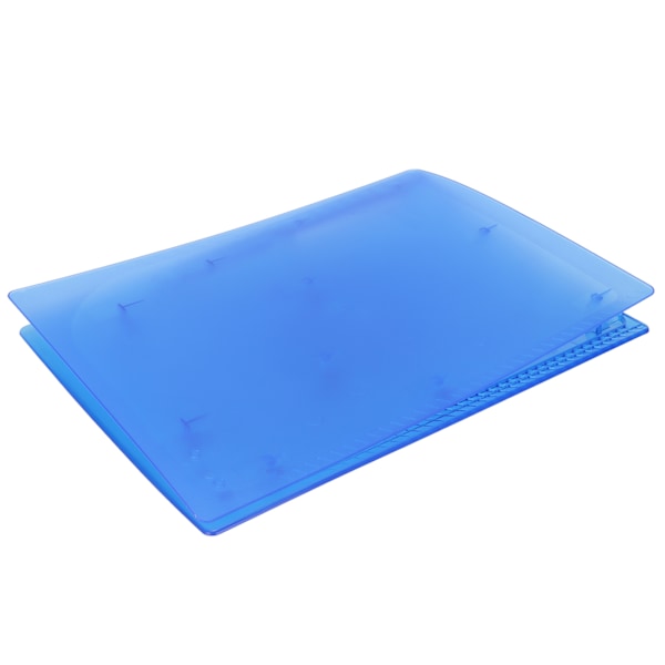 Spelkonsol Frontplatta Skydd Repskydd Dammskydd Skyddande Matt Ersättningsskal Panel för PS5 Transparent Blå