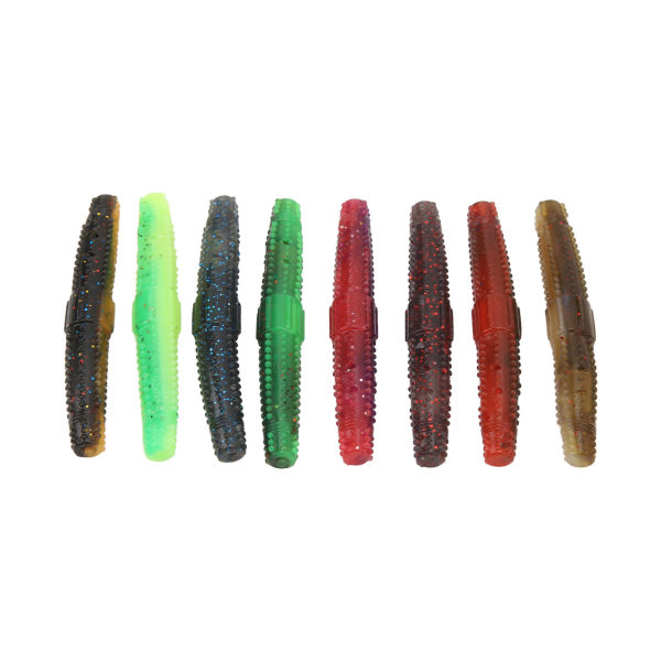 16 stk Soft Lure TPR Bid-resistent Stick Baits til ferskvands-saltvandsfiskeri