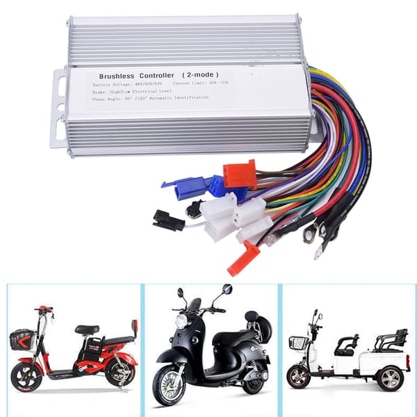 Elektrisk Scooter Brushless Motorstyring 1000W-1500W 48V 60V 64V