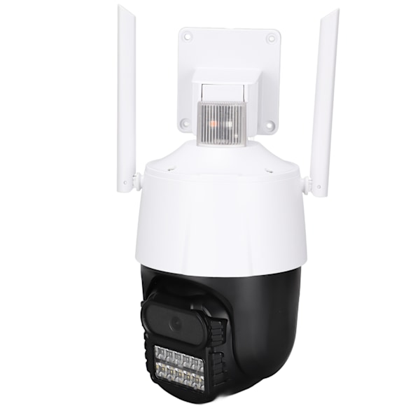 Udendørs Sikkerhedskamera Dome WiFi IP Monitor AI Alarm To-vejs Intercom Infrarød Nattesyn til Hjem Hvid