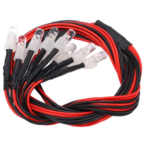 RC Model Car Lights General Modified LED Lights Accessories with Third Channel Control Switch