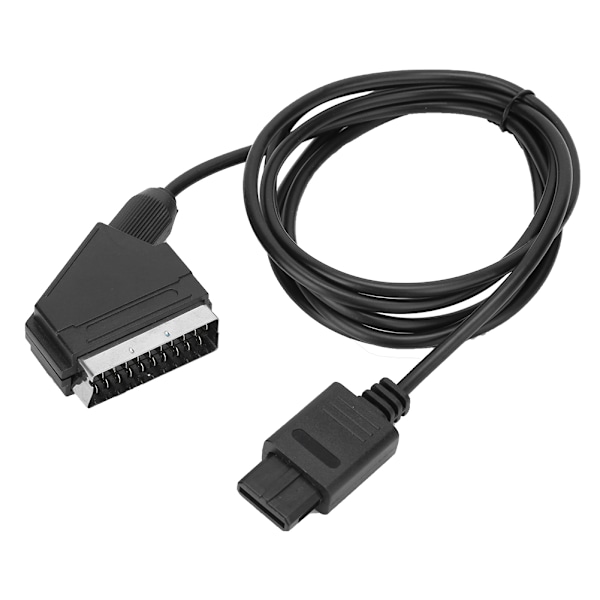 3 st professionella 1,8 m RGB Scart-kabel spelmaskin anslutnings-TV-kabel för NGC/N64/SNES