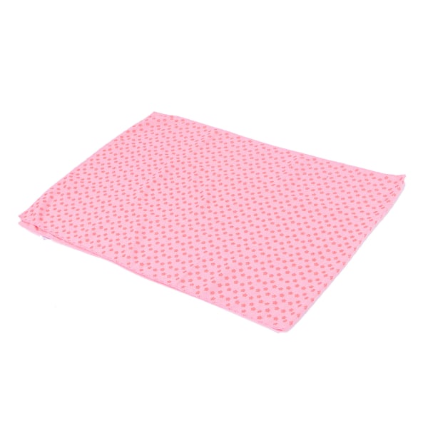 185 cm x 63 cm skridsikker yogamåtte håndklæde yoga svedabsorberende træningsmåtte håndklæde (pink)