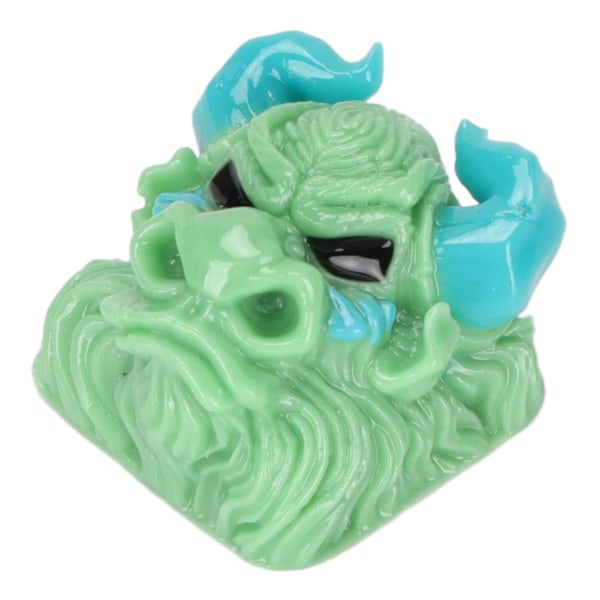 Tilpassede tasthetter håndskårne kuemønster OEM R4 Gaming Resin Mekaniske Tastaturtaster for Cherry MX Swtiches Grønn