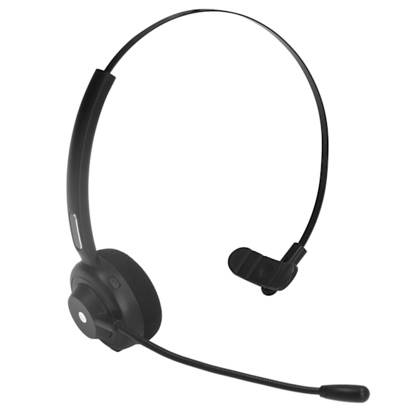 Bluetooth 5.1 Headset Multifunktionelt Enkelt Øre Støjreducerende Mic Trådløst Headset til Call Center Online Klasse