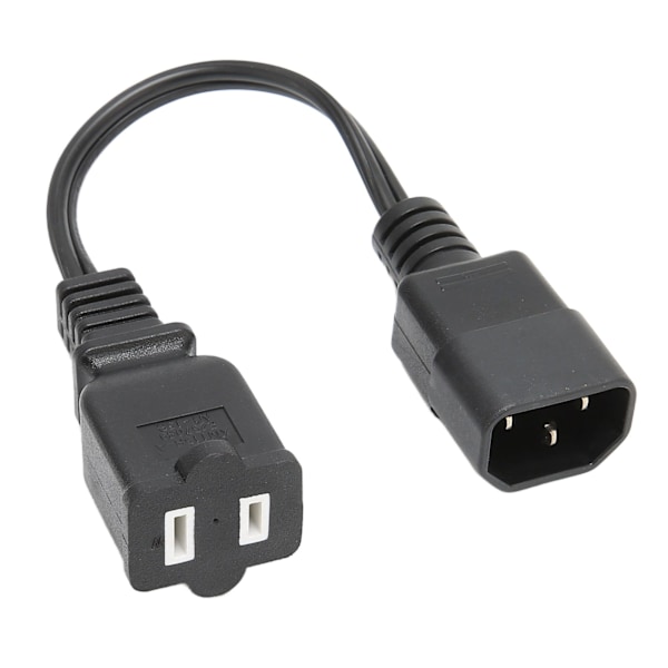 IEC320 C14 til 1 15R Kabel Han til Hun Vandtæt Strømadapterkabel til Bordlampe Digitalkamera Projektor 100‑250V