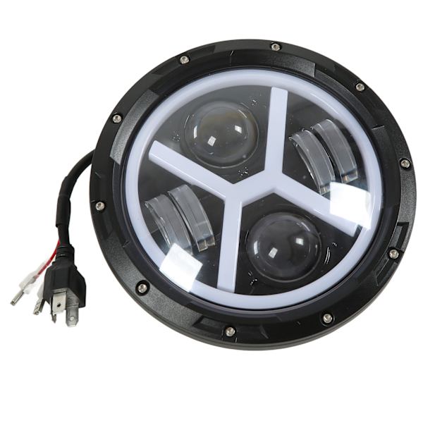 Motorcykel LED-strålkastare - Vattentät, 2000LM, Universal Fit, Vit Gul belysning