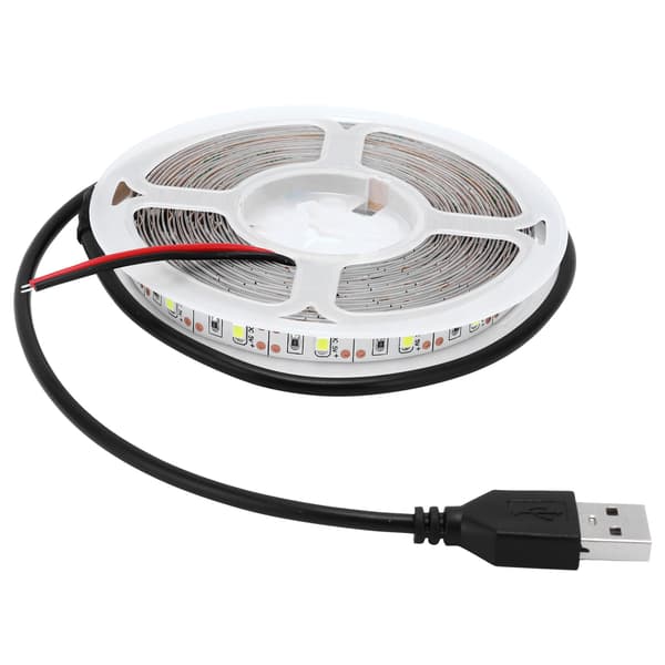 RGB Flexibla LED-strips USB-driven Lågspänning 5V LED-ljusremsa för Sovrum Bar KTV Rött Ljus