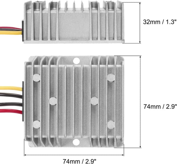 DC 8-40V til 13.8V strømomformer 10A 138W spenningsregulator IP67 vanntett transformator strømforsyningsmoduladapter for bil lastebil solsystem -[SZ]